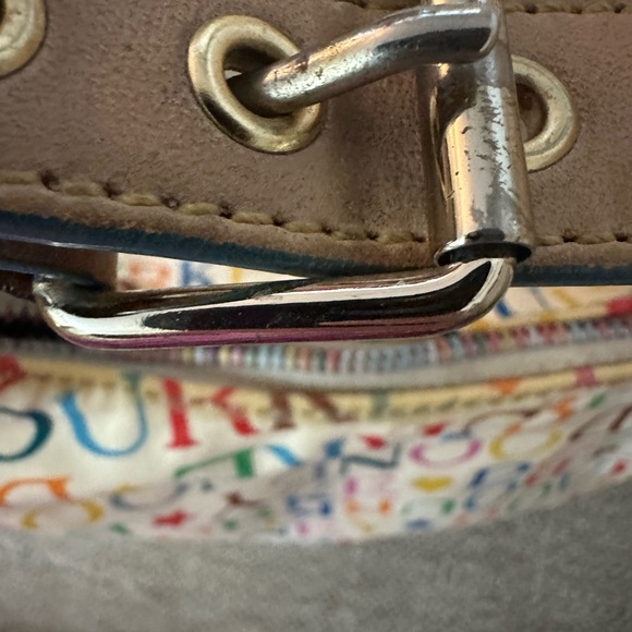 Dooney & Bourke RAINBOW Y2K Bag With Pink Heart Charm - Picture 9 of 16